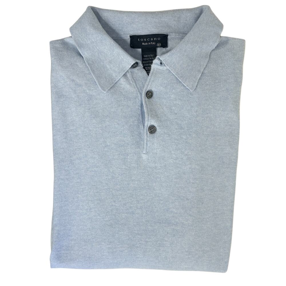 TOSCANO LIGHT GREY MEN'S SWEATER SHIRT SIZE M